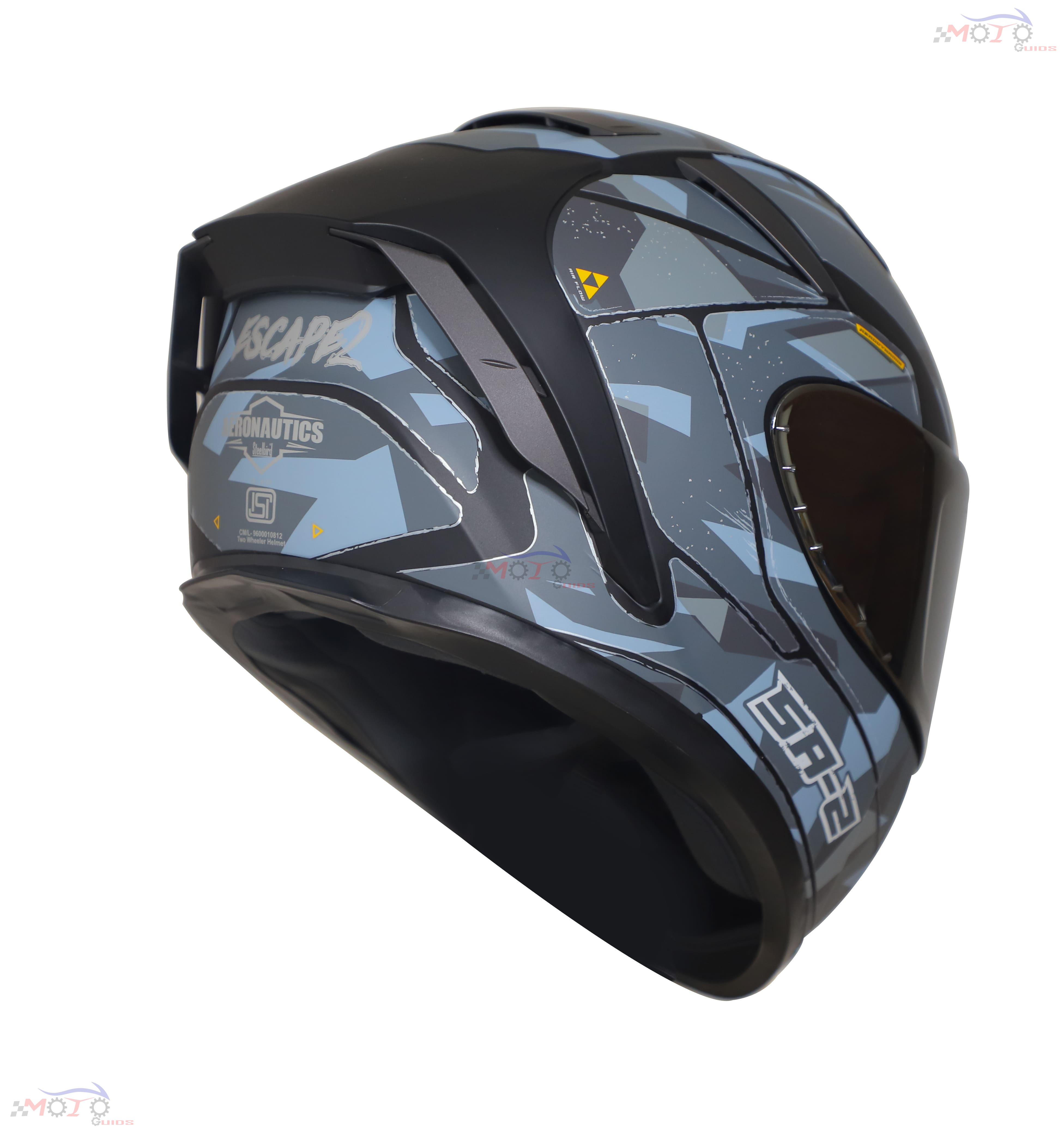SA-2 ESCAPE (FITTED WITH CLEAR WITH EXTRA CHROME VISOR FREE)